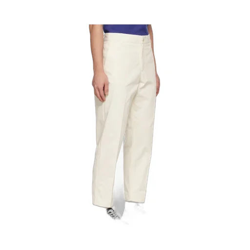 Cropped Cotton Trousers