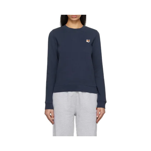 Fox Head Patch Crewneck Sweatshirt