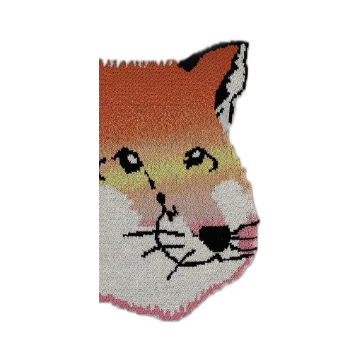 Fox Head Intarsia-Knit Jumper