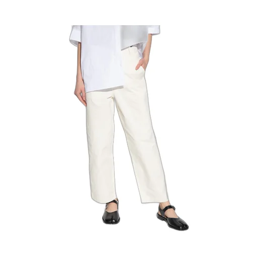 Embroidered-Logo Cotton Pants