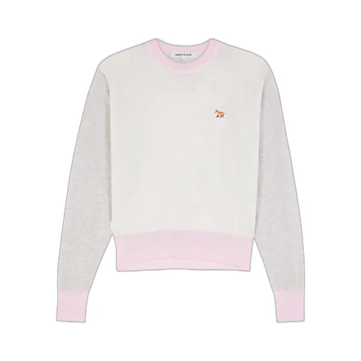 Little Fox Collage Wool Sweater