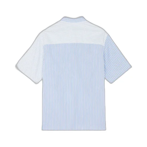 Colour-Block Striped Shirt