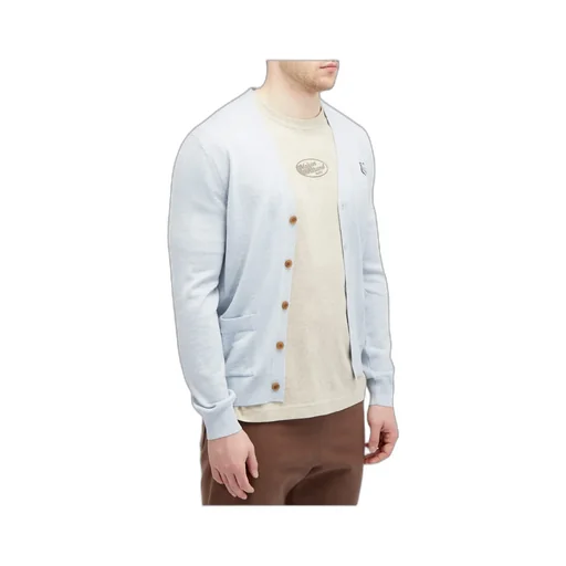 Fox Head Patch Knitted Cardigan