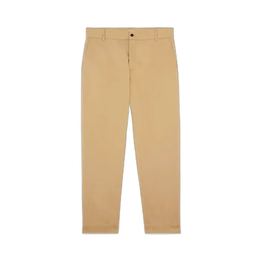 Straight-Leg Cropped Tailored Trousers