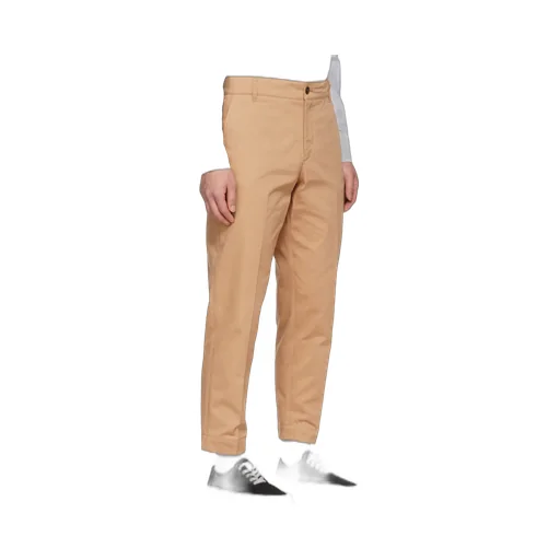 Straight-Leg Cropped Tailored Trousers