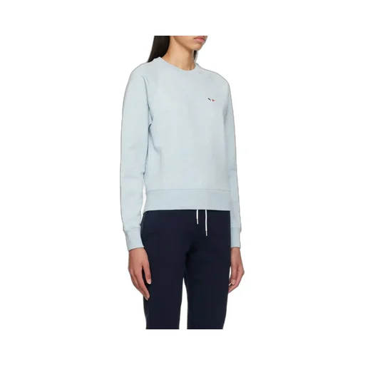 Fox Embroidered Crewneck Sweatshirt