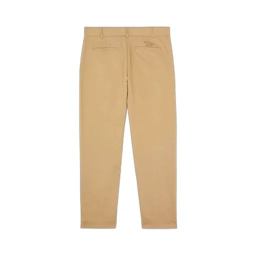 Straight-Leg Cropped Tailored Trousers