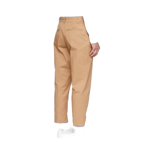Straight-Leg Cropped Tailored Trousers