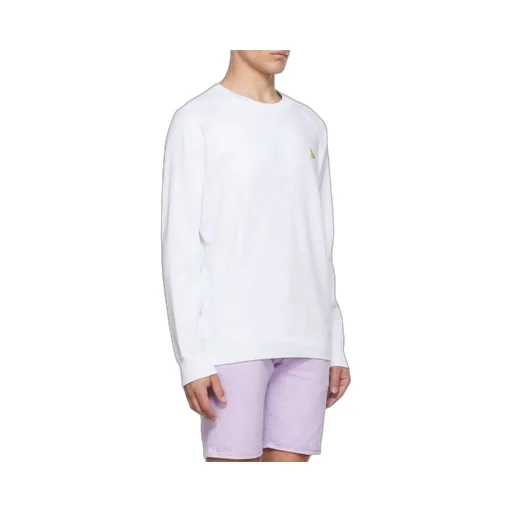 Fox Head-Embroidered Crew-Neck Sweatshirt