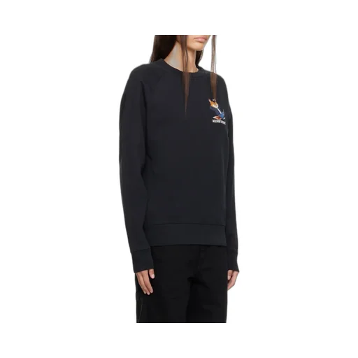 Logo-Patch Crew Neck Sweatshirt