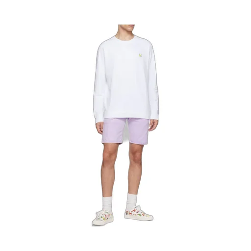 Fox Head-Embroidered Crew-Neck Sweatshirt