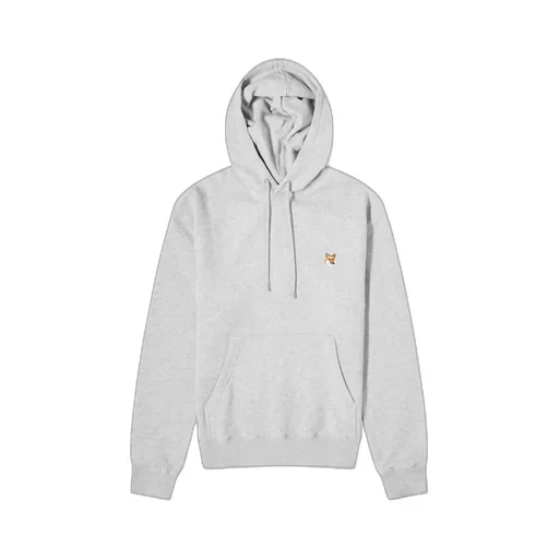 Fox Head Patch Drawstring Hoodie
