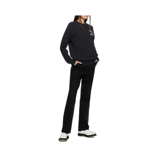 Logo-Patch Crew Neck Sweatshirt