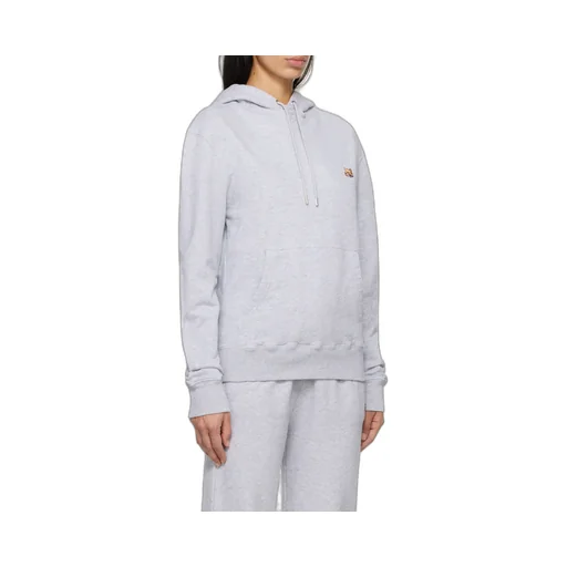 Fox Head Patch Drawstring Hoodie