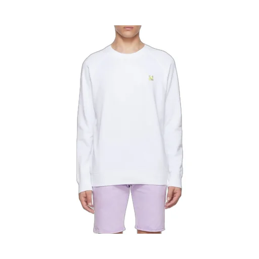 Fox Head-Embroidered Crew-Neck Sweatshirt