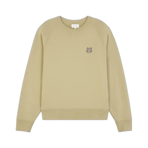 Bold Fox Head Patch Oversized Sweatshirt