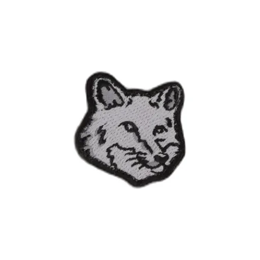 Bold Fox Head Patch Turtleneck Jumper
