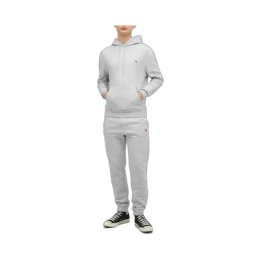 Fox Head Patch Drawstring Hoodie