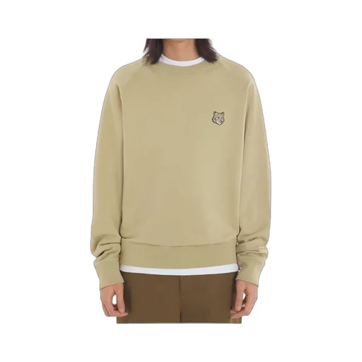 Bold Fox Head Patch Oversized Sweatshirt