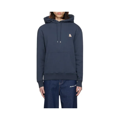 Bold Fox Head Patch Drawstring Hoodie