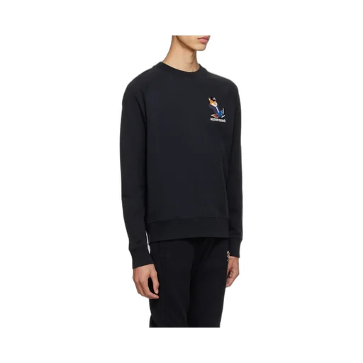 Logo-Patch Crew Neck Sweatshirt