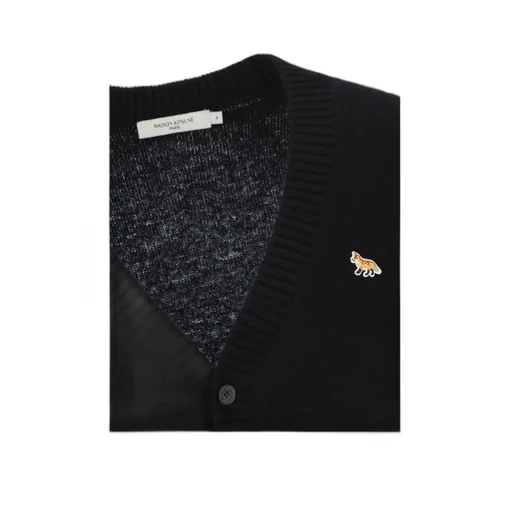 Fox Patch Knitted Cardigan
