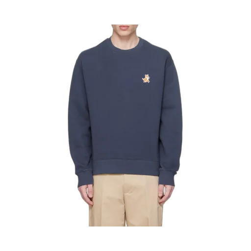 Speedy Fox Patch Crewneck Sweatshirt