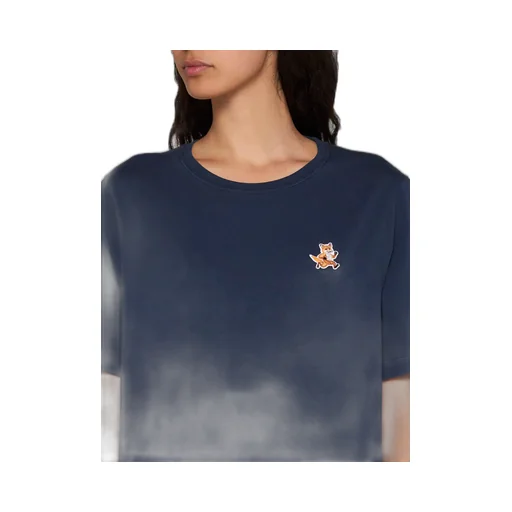 Speedy Fox Patch Crewneck T-Shirt