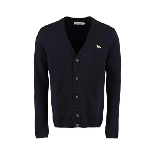 V-Neck Long-Sleeved Cardigan