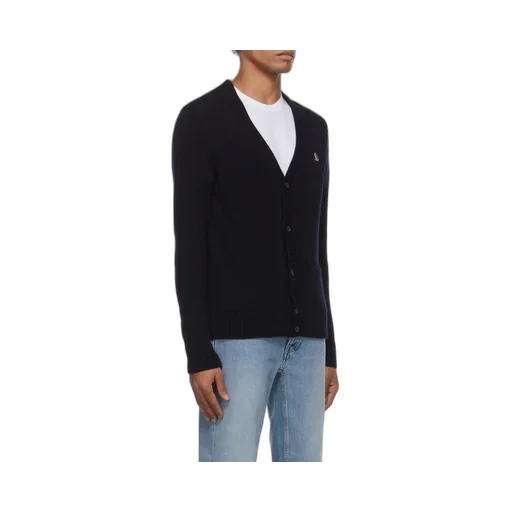 V-Neck Long-Sleeved Cardigan