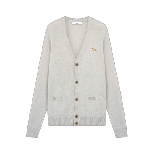 Fox Patch Knitted Cardigan