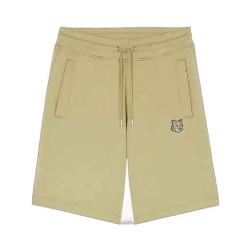 Bold Fox Head Patch Drawstring Shorts