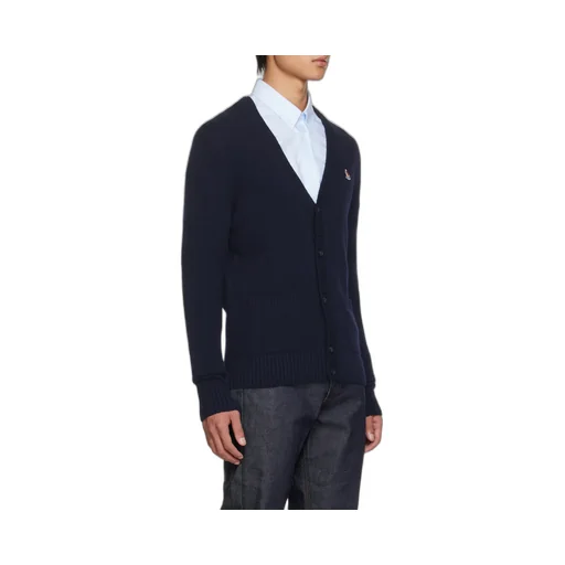 V-Neck Long-Sleeved Cardigan