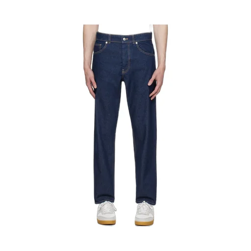 Straight-Leg Mid Rise Jeans