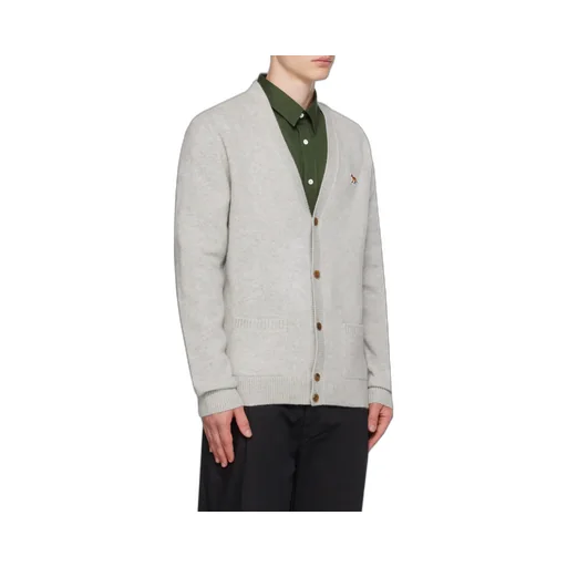 Fox Patch Knitted Cardigan