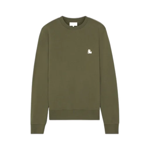 Chillax Fox Patch Crewneck Sweatshirt