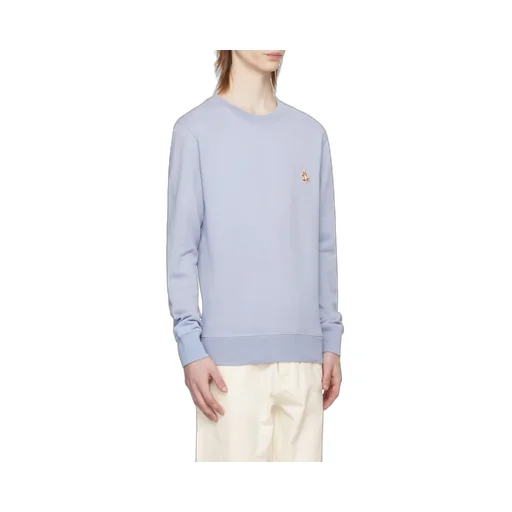Chillax Fox Patch Crewneck Sweatshirt
