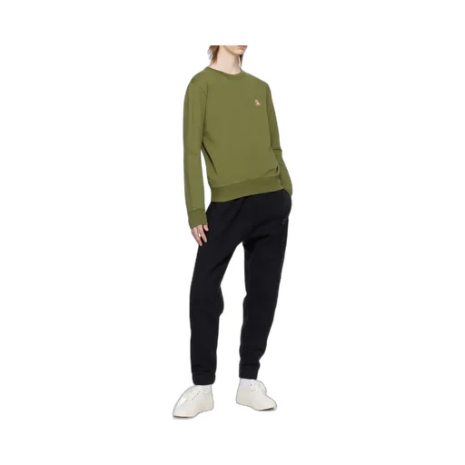 Chillax Fox Patch Crewneck Sweatshirt