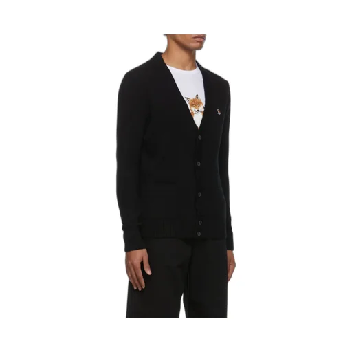 Fox Patch Knitted Cardigan