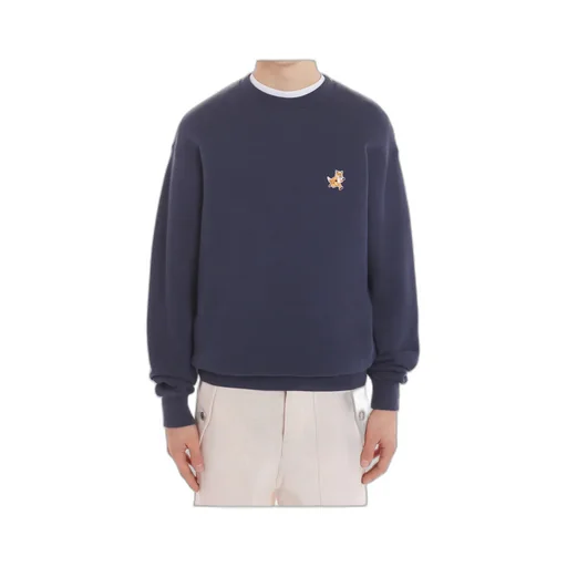 Speedy Fox Patch Crewneck Sweatshirt