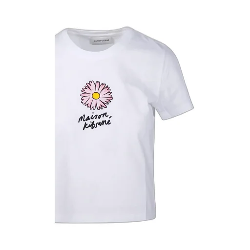 Floating Flower Printed Crewneck T-Shirt