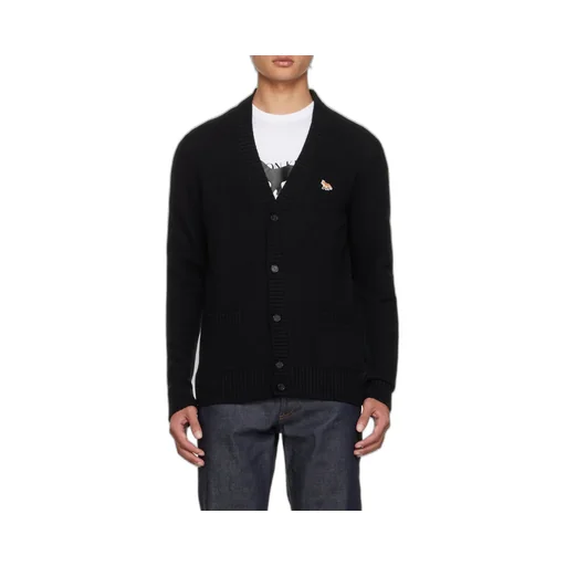 Fox Patch Knitted Cardigan