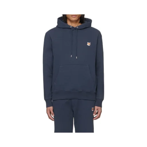 Fox Head Patch Drawstring Hoodie