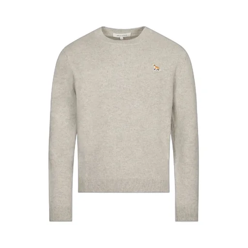 Fox Patch Knitted Jumper