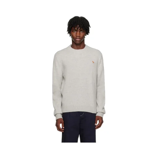 Fox Patch Knitted Jumper