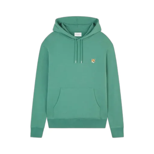 Fox Head Patch Drawstring Hoodie
