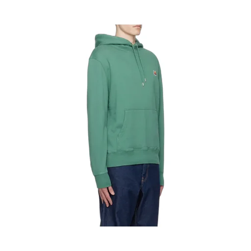 Fox Head Patch Drawstring Hoodie