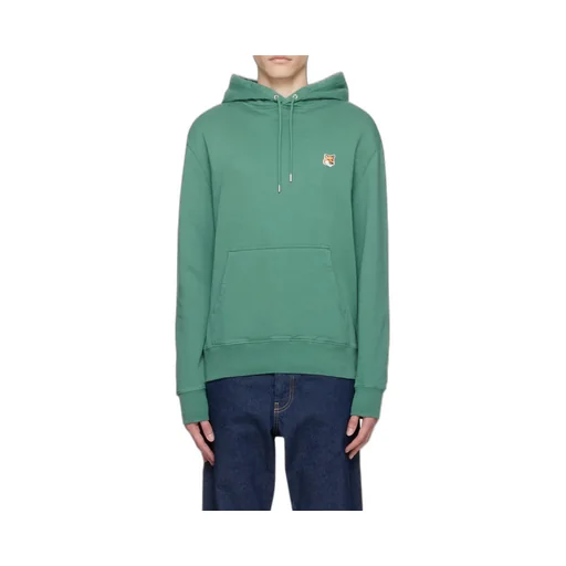 Fox Head Patch Drawstring Hoodie