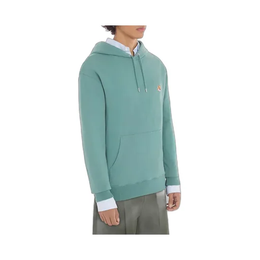 Fox Head Patch Drawstring Hoodie