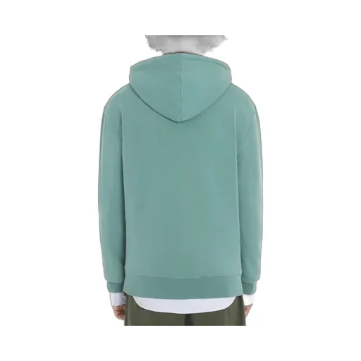 Fox Head Patch Drawstring Hoodie